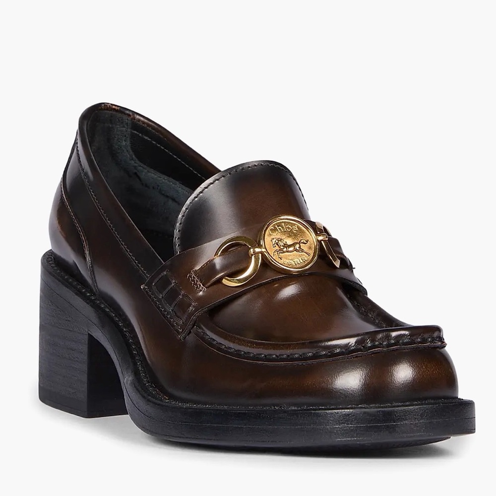 NEW Chloe Dakota Leather Loafers